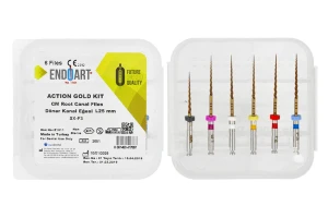 Pilniki Gold Kit 6 szt. EndoArt (action (sx - f3))