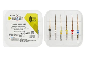 Pilniki Gold Kit 6 szt. EndoArt (touch (sx, 15/04, 20/04, 20/06, 25/06, 30/06))