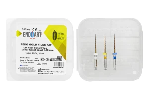 Pilniki Gold Kit 3 szt. EndoArt (pedo (15/06, 20/04, 30/04))