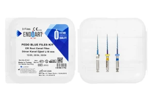 Pilniki Blue Kit 3 szt. EndoArt (pedo (15/06, 20/04, 30/04))