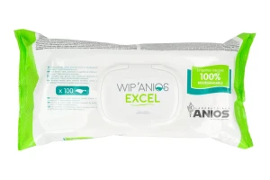 Chusteczki bezalkoholowe Wip'Anios Excel 100 szt. flow pack Anios