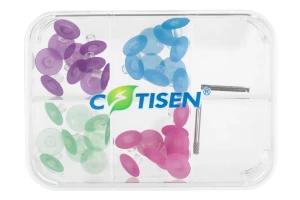 Dyski polerujące 40 szt. COTISEN (ass (8 um, 10 um, 12 um, 14 um))