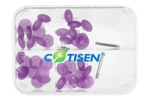 Dyski polerujące 40 szt. COTISEN (fioletowy - thick 14 um)