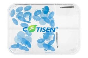 Dyski polerujące 40 szt. COTISEN (niebieski - medium 12 um)