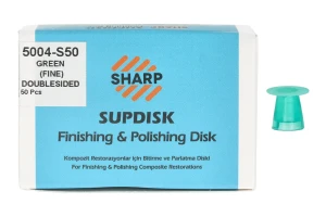 Krążki ścierne SUPDISK 8 mm x 50 szt. SHARP (fine / double-sided)