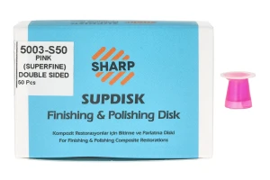 Krążki ścierne SUPDISK 8 mm x 50 szt. SHARP (super fine / double-sided)