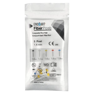 FiberPost Wkłady z włókna szklanego 5 szt. EndoArt (1,4 mm - żółty)