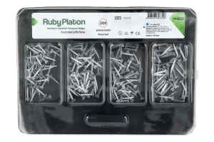 RubyPlaton Kliny transparentne 200 szt. RubyDent
