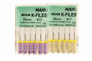 Pilniki K-Files 6 szt. Mani (25 mm, 12)