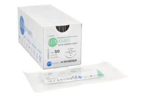 Nici niewchłanialne LUXAMID 12 szt. LUXsutures (75 cm, 3/0 DS24 - 24 mm)