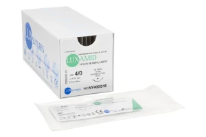 Nici niewchłanialne LUXAMID 12 szt. LUXsutures (75 cm, 4/0 DS16 - 16 mm)