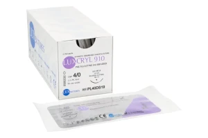Nici wchłanialne LUXCRYL 910 12 szt. LUXsutures (75 cm, 4/0 DS19 - 19 mm)