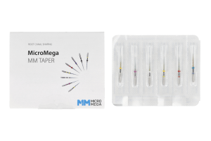 Pilniki MM Taper 6 szt. Micro-Mega (19 mm, SX 19/V04)