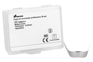 Matryce metalowe Tofflemire 30 szt. ZTdental (szerokość - 6,3 mm, grubość - 0,030 mm)