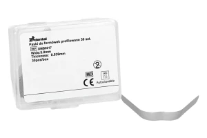 Matryce metalowe Tofflemire 30 szt. ZTdental (szerokość - 5 mm, grubość - 0,038 mm)