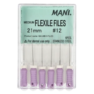 Pilniki Flexile Files 6 szt. Mani (21 mm, 12)