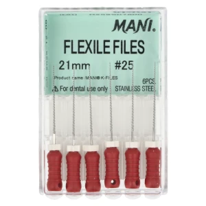Pilniki Flexile Files 6 szt. Mani (21 mm, 25)