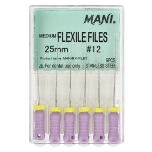 Pilniki Flexile Files 6 szt. Mani (25 mm, 12)