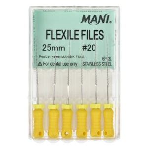 Pilniki Flexile Files 6 szt. Mani (25 mm, 20)