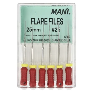 Pilniki Flare Files 6 szt. Mani (25 mm, 25)