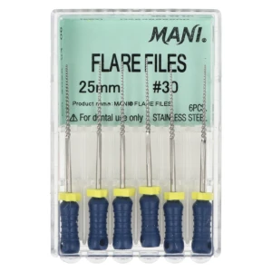 Pilniki Flare Files 6 szt. Mani (25 mm, 30)