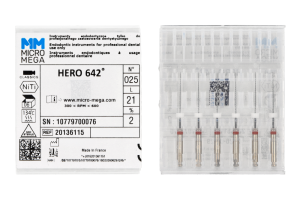Pilniki HERO 642 6 szt. Micro-Mega (21 mm, 025 2%)