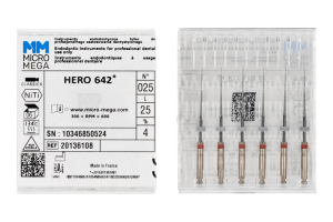 Pilniki HERO 642 6 szt. Micro-Mega (25 mm, 025 4%)