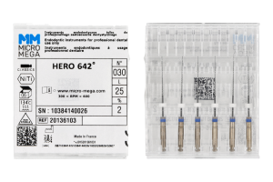 Pilniki HERO 642 6 szt. Micro-Mega (25 mm, 030 2 %)