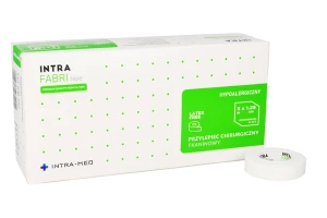 PROMOCJA Przylepiec chirurgiczny 5 m Intra-Med - 1,25 cm x 32 szt. tkaninowy do 30.11.2026