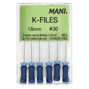 Pilniki K-Files 6 szt. Mani (18 mm, 30)