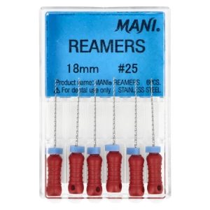 Poszerzacze Reamers 6 szt. Mani (18 mm, 25)