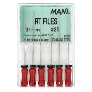 Pilniki RT-Files 6 szt. Mani (31 mm, 25)