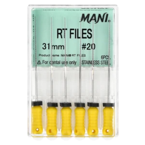 Pilniki RT-Files 6 szt. Mani (31 mm, 20)