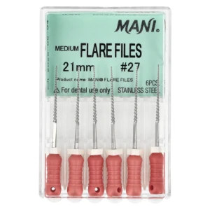 Pilniki Flare Files 6 szt. Mani (21 mm, 27)