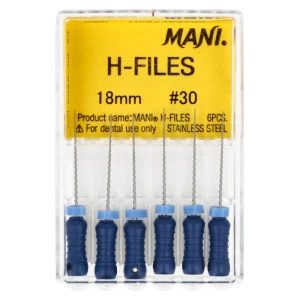 Pilniki H-Files 6 szt. Mani (18 mm, 30)