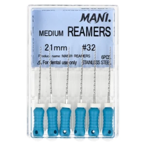 Poszerzacze Reamers 6 szt. Mani (21 mm, 32 mm)