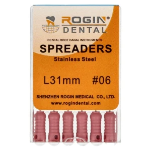 Pilniki Spreaders 6 szt. Rogin Dental (31 mm, 6)