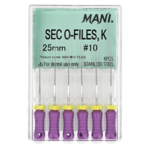 Pilniki Sec O-Files K 6 szt. Mani (25 mm, 10)