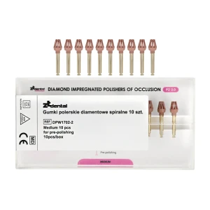 Gumki diamentowe spiralne 10 szt. ZTdental (medium)