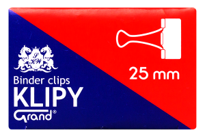 Klips metalowy 12 szt. (25 mm)