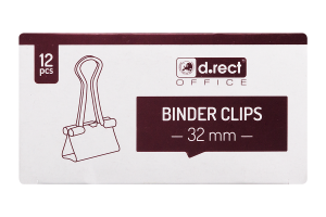 Klips metalowy 12 szt. (32 mm)