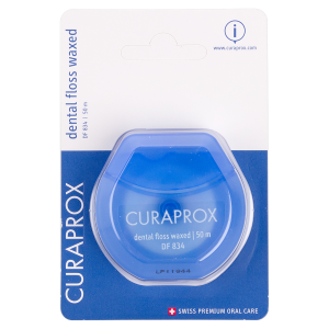 Curaprox DF 834 Woskowana nić dentystyczna 50 m