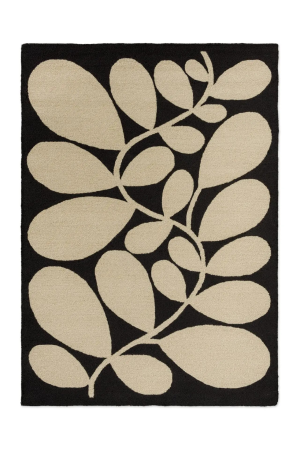 Dywan zewnętrzny w liście SYCAMORE BLACK