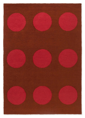 Dywan zewnętrzny FESTIVAL DOTS RED