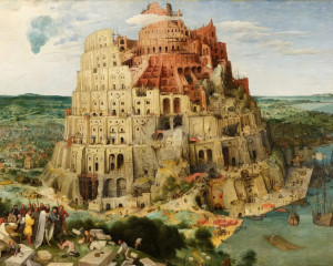 Haft Diamentowy - Pieter Bruegel the Elder Wieża Babel
