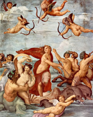 Haft Diamentowy - Raphael Santi Nimfa Galatea