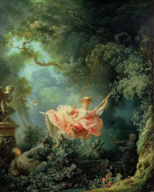 Malowanie po Numerach - Jean-Honore Fragonard Huśtawka