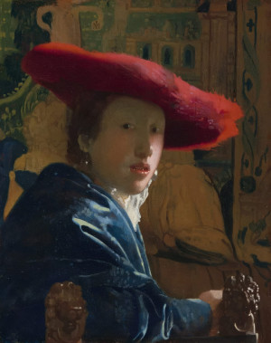 Malowanie po Numerach - Johannes Vermeer Dziewczyna w czerwonym kapeluszu