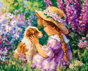 Malowanie po Numerach - Letnia Przyjaźń