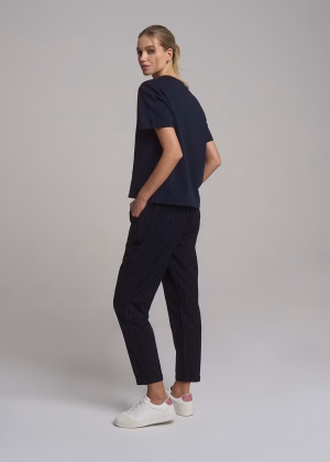 Spodnie joggers w prążki